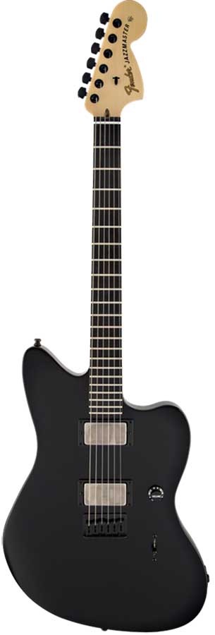 Fender Jim Root Jazzmaster Ebony Fingerboard, Flat Black ジム