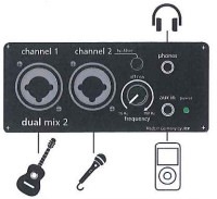 ［リュウ］【アコギ DIプリアンプ】AER dual mix 2 AER DUAL MIX 2 アコースティック プリアンプDI | Effectors