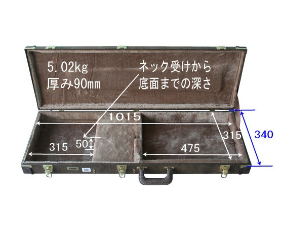 GATOR GW-ELECT-VIN 木製ギターケース エレキ用(ヴィンテージ) Deluxe