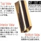 The Rock Slides/スライドバー RSG-S(Small) Polished Brass【ロックスライド】|スライドバー|Ｇｕitar・Ｂａss用品
