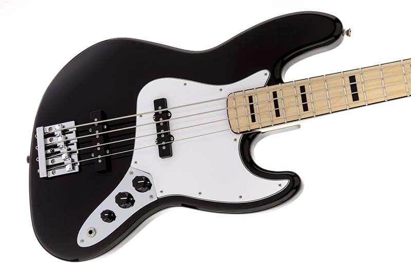 Fender Geddy Lee Jazz Bass®, Maple Fingerboard, Black