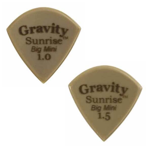 GRAVITY GUITAR PICK/GGSUB10,GGSUB15 Gold Sunrise Big Mini