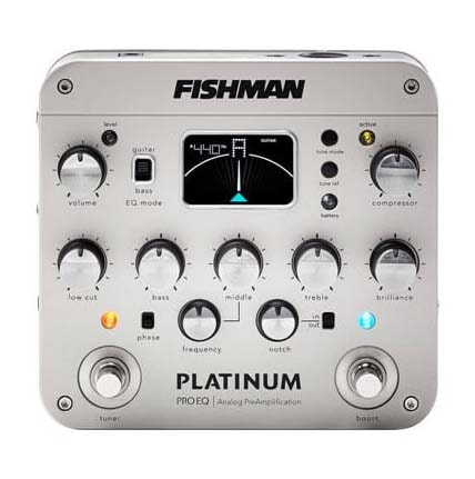 FISHMAN PLATINUM STAGE (アコギプリアンプ') 箱あり FISHMAN/PLATINUM PRO EQ PRO-PLT-201 プリアンプ DI BOX
