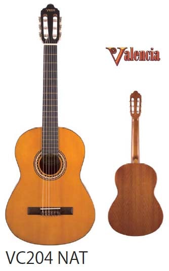 Valencia クラシックギター VC204 NAT 〈バレンシア〉 | Acoustic