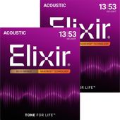 2set Elixir �����ƥ��󥰥��������ƥ��å��������� 2���åȥѥå� 11182 Nanoweb HD Light 80/20 Bronze ���ꥯ����
