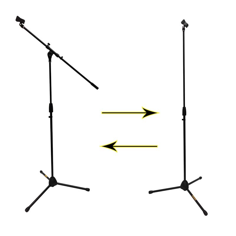 ブーム・ストレート兼用 マイクスタンド MBCS-02 CR（シルバー色