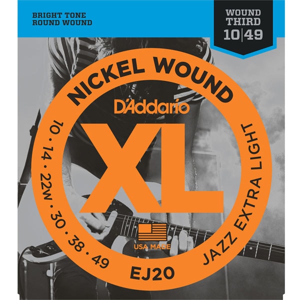 D'addario/���쥭�� XL Nickel Round Jazz  Wound��EJ20,EJ21,EJ22�ˡڥ����ꥪ�ۡڥ᡼����OK��