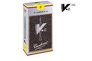 Vandoren B♭クラリネット リード V12 10枚入【銀箱】〈バンドレン