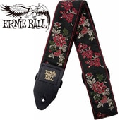 ERNIE BALL/Jacquard Strap Red Rose [#4142]【アーニーボール】|ERNIE BALL|ストラップ