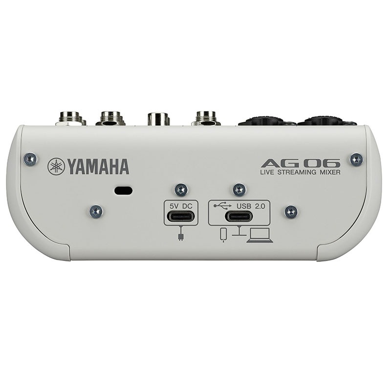 YAMAHA AG06MK2 W ホワイト Live Streaming Mixer ウェブ