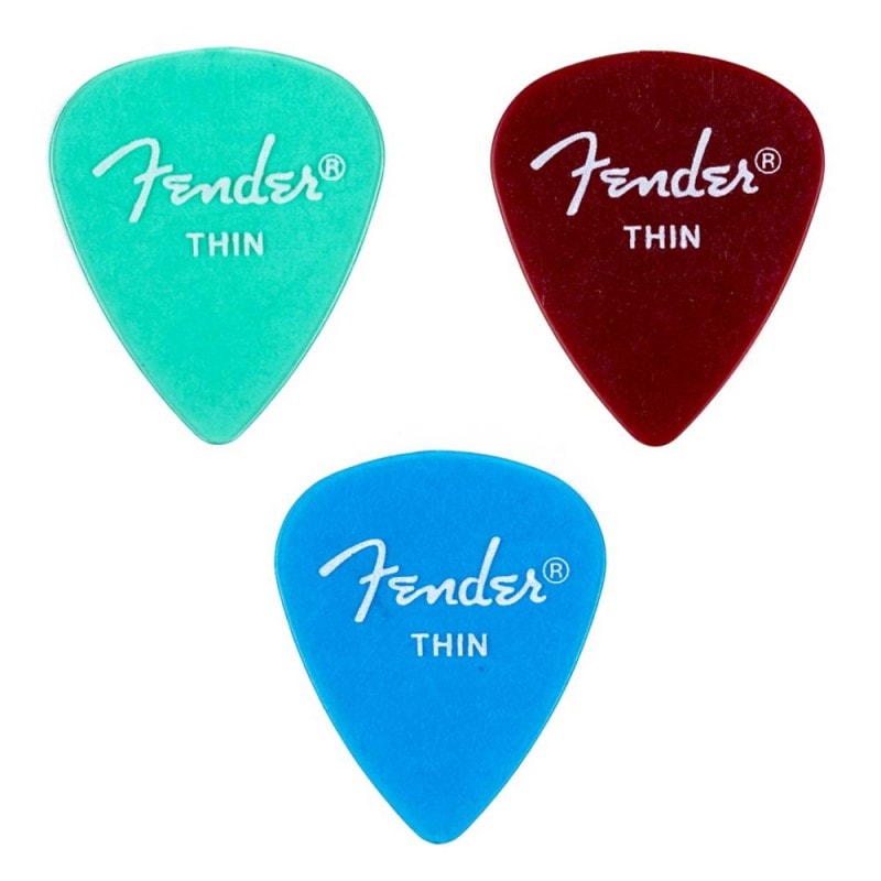 Fender/�ԥå� California Clear Picks 351 Shape Thin 12������ڥե��������
