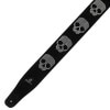 MAGMA Black Suede Pindesign Skull ギターストラップ|その他・ストラップ|ストラップ