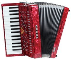アコーディオントンボ T―18 ピアノ式アコーディオン | 株式会社トンボ楽器製作所