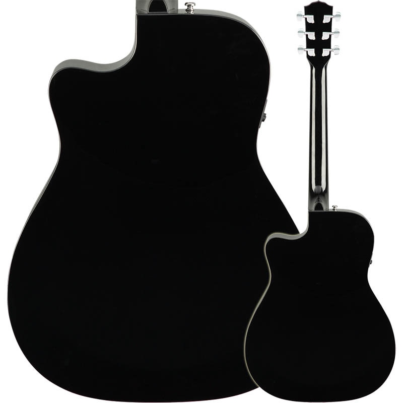 Fender エレアコ CC-60SCE Concert, Walnut Fingerboard, Black