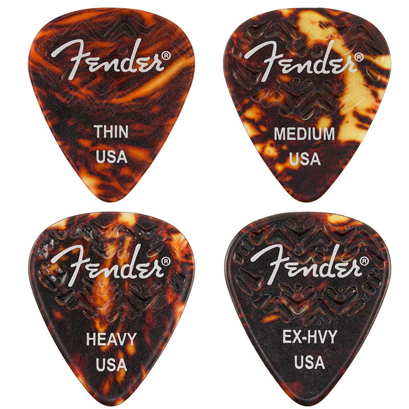 Fender/�ԥå� 351 Shape Wavelength Celluloid Picks Shell 6��ѥå��ڥե��������