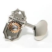 KLUSON 3 per Side / Ornate Button / Nickel / Prestige / 26mm Pitch【クルーソン】|KLUSON|パーツ(ペグ・ブリッチ・ナット他)