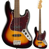 Squier by Fender Classic Vibe '60s Jazz Bass Fretless, Laurel Fingerboard, 3-Color �ڥ����磻�䡼�ե�åȥ쥹�����㥺�١�����
