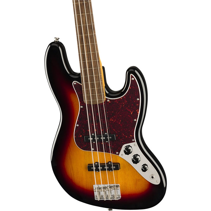 スクワイヤーByフェンダーフレットレスベース ダンカンピックアップ Fender gakki-de-genki_9108