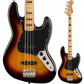 Squier by Fender Classic Vibe '70s Jazz Bass, Maple Fingerboard, 3-Color Sunburst�ڥ����磻�䡼���㥺���١�����