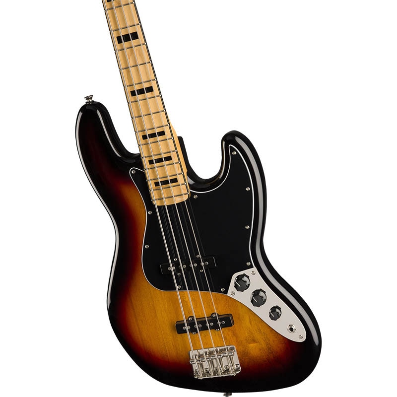 Squier by Fender Classic Vibe '70s Jazz Bass, Maple Fingerboard, 3
