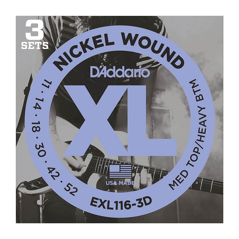 Daddario/���쥭�� EXL116-3D 3���åȥѥå��ڥ����ꥪ��