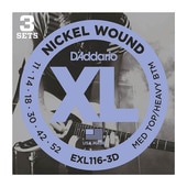 Daddario/エレキ弦 EXL116-3D 3セットパック【ダダリオ】|D'Addario|エレキギター弦