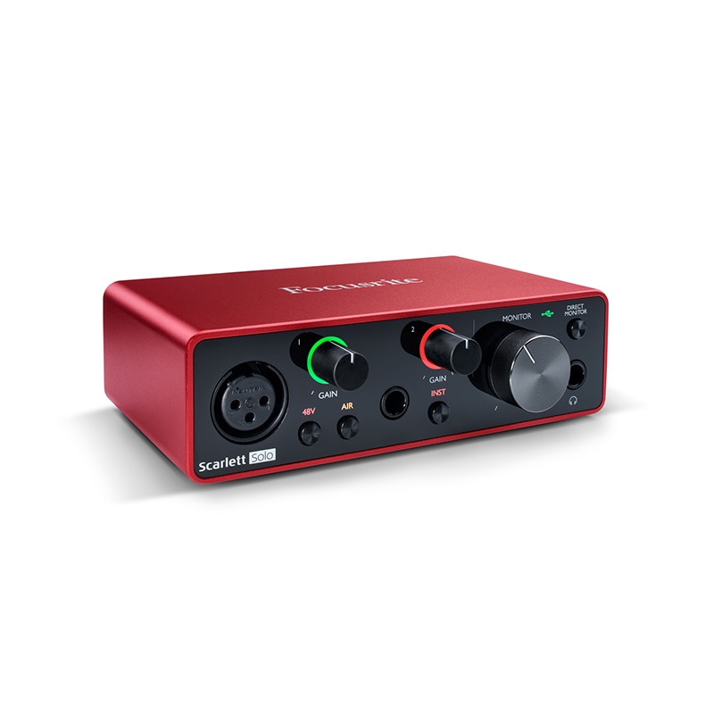 Focusrite Scarlett Solo 3rd Gen オーディオインターフェース