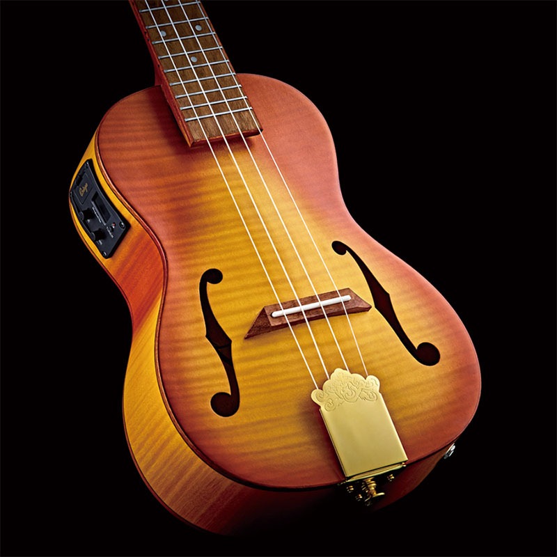Ortega Guitars RUSL-HSB SALOON SERIES Fホール コンサートウクレレ