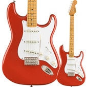 Squier by Fender Classic Vibe '50s Stratocaster, Maple Fingerboard, Fiesta Red【スクワイア フェンダーストラトキャスター】