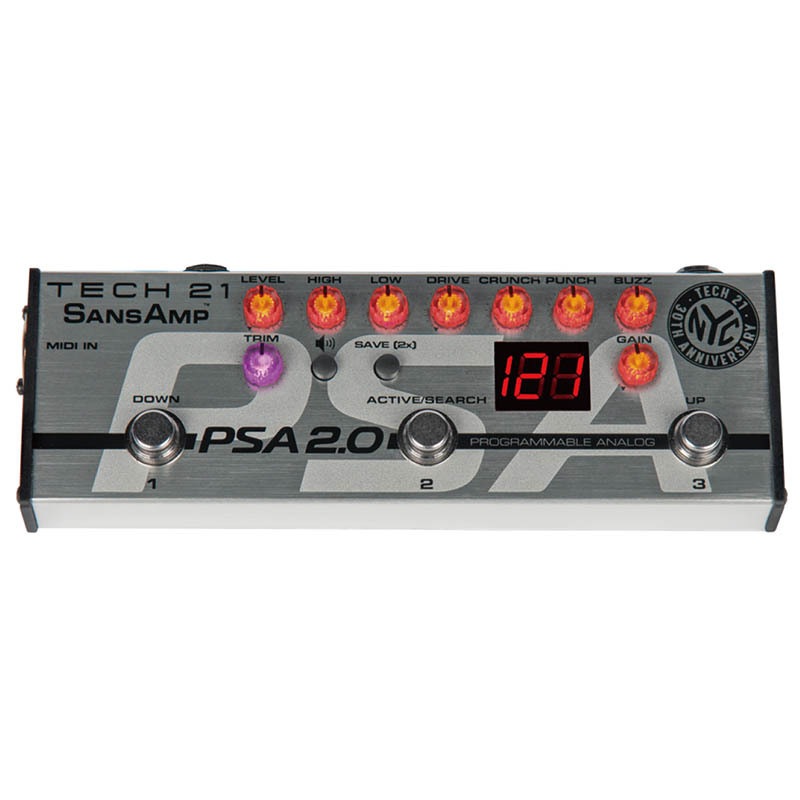 TECH21 SANS AMP PSA-2.0 ギター/ベース用プリアンプ〈テック21 