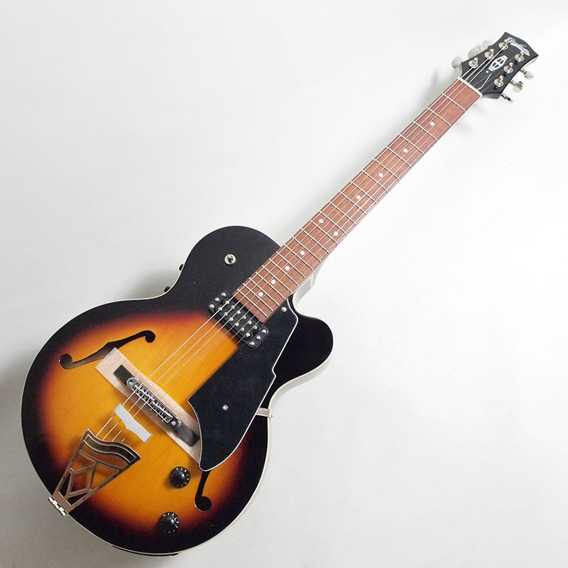 VOX エレキギター サンバースト VOX / Bobcat V90 Sunburst ボックス セミアコ エレキギター
