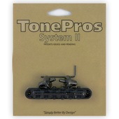 TonePros T3BP-B ブラック Standard Tuneomatic ギター用ブリッジ〈トーンプロズ〉|その他|パーツ(ペグ・ブリッチ・ナット他)
