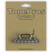 TonePros AVR2-N Replacement ニッケル Tuneomatic ギター用ブリッジ〈トーンプロズ〉|TonePros|パーツ(ペグ・ブリッチ・ナット他)