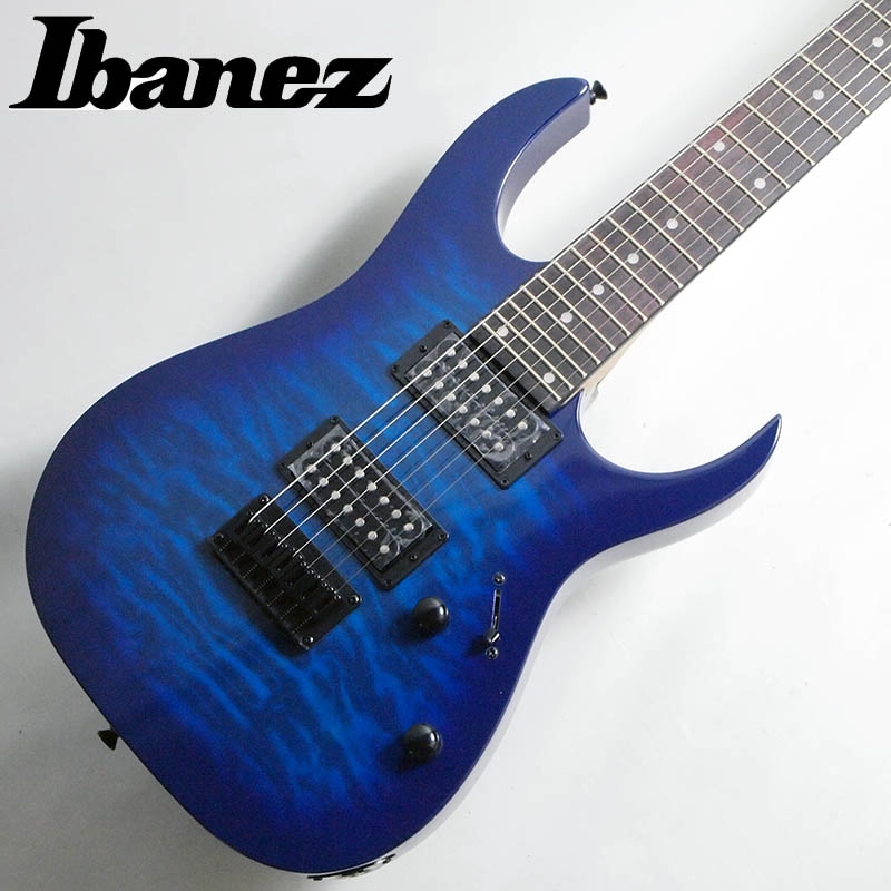 Ibanez アイバニーズ GRG7221QA TBB【 7弦 エレキギター 入門 に