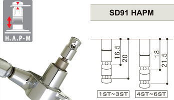 GOTOH マグナムロック　SD91-HAPM-05M-L6-Gold GOTOH SD91-HAPM locking adj. height guitar tuners 6-inline