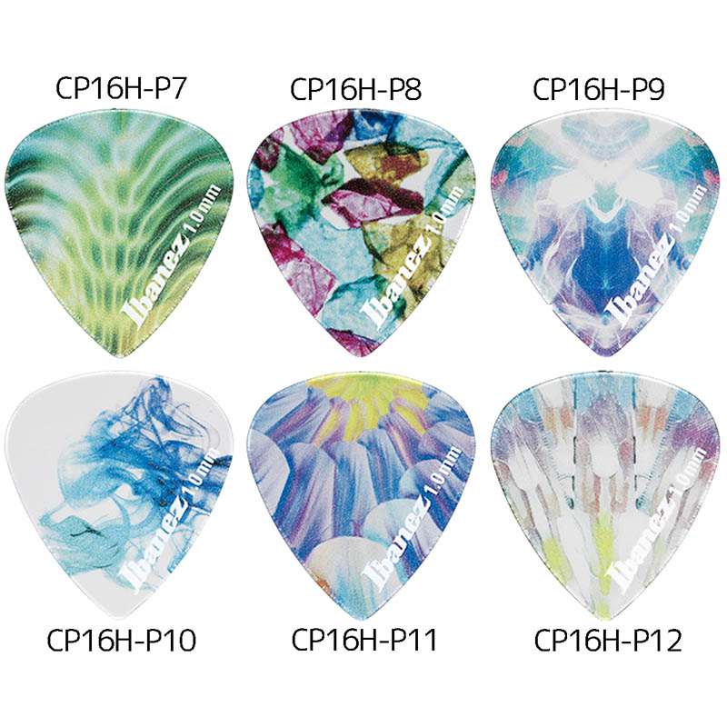いっちょ Ibanez/ピック CP16H KALEIDO 1.0mm 各10枚 【アイバニーズ】 | ピック