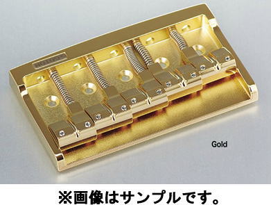 GOTOH 510 Series Bass BRIDGE S510B-5 Gold〈ゴトー〉 | パーツ(ペグ