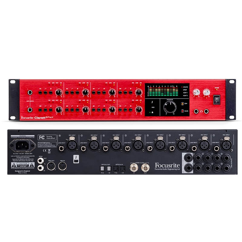 Focusrite Clarett 8 Pre X Thunderbolt オーディオインターフェース【フォーカスライト】 Recording/PA/DJ,DTM関連 楽器de元気
