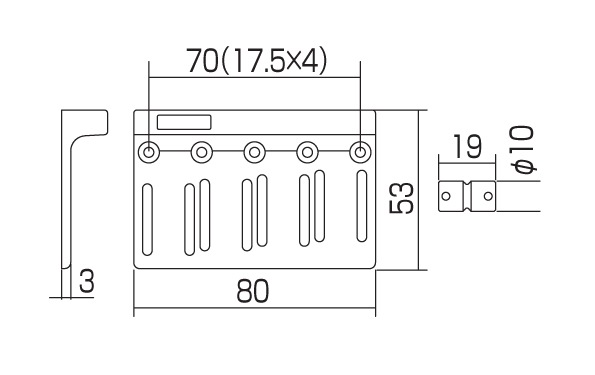 GOTOH Bass BRIDGE 201B-4 Cosmo Black〈ゴトー〉 | パーツ(ペグ