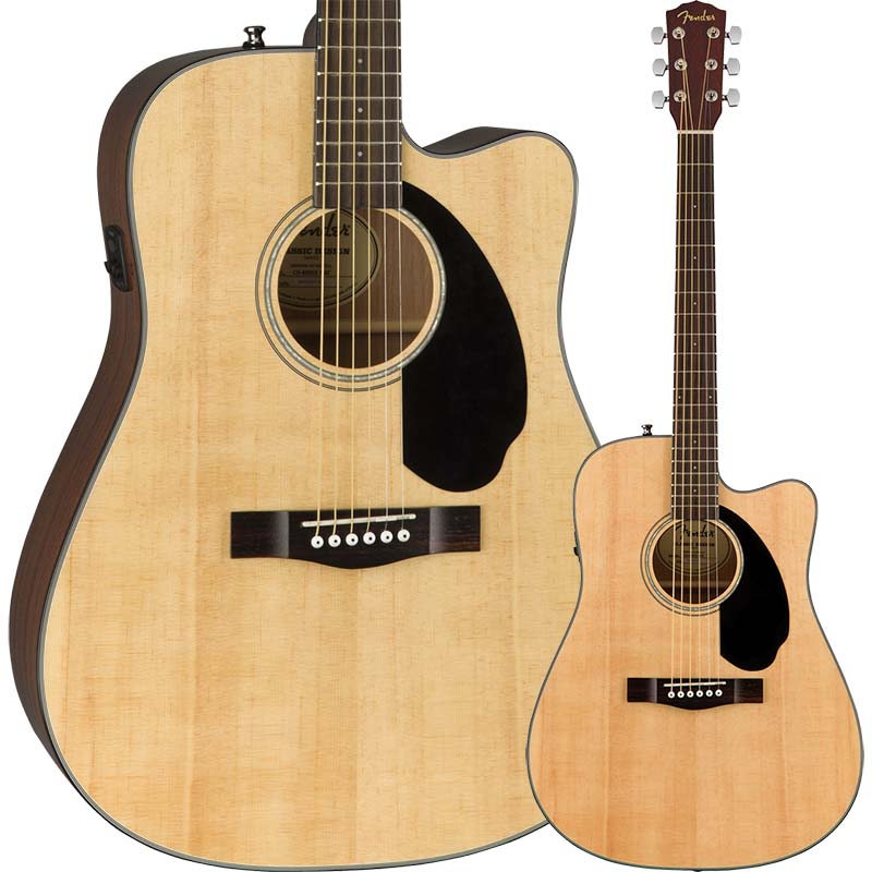 CD-60SCE Dreadnought 美品　アコギ　エレアコ Amazon.com: Fender CD-60SCE Dreadnought Cutaway Acoustic