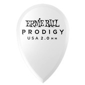 ERNIE BALL 2.0MM WHITE TEARDROP PRODIGY PICKS 6枚パック ピック ティアドロップ #9336【アーニーボール】|ERNIE BALL|ピック