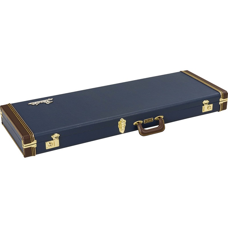 Fender Classic Series Wood Case Strat/Tele, Navy Blue ハード