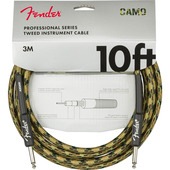 Fender Professional Series Instrument Cable, Woodland Camo 10ft3m˥֥