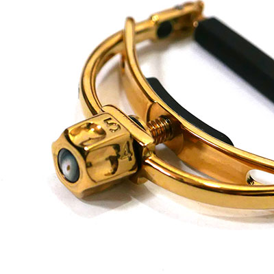 SHUBB カポタスト　F1ゴールド　美品 SHUBB F1g カポタスト FineTune Royale steel string シャブ