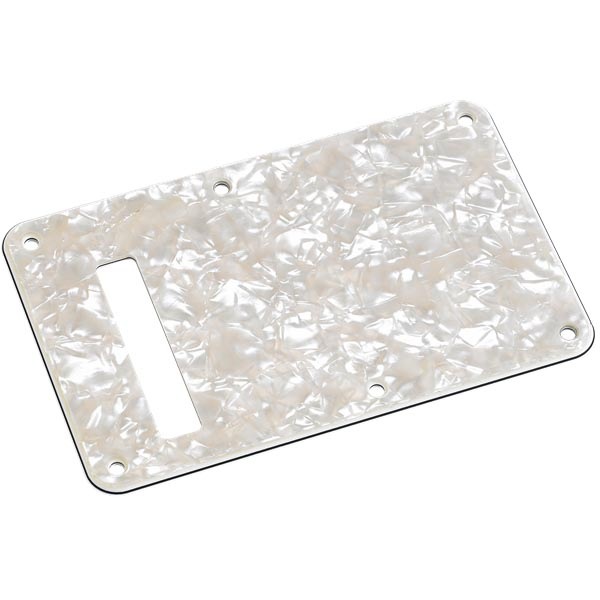 Fender Backplate, Stratocaster, Aged White Moto, 4-Ply �Хå��ץ졼�ȡڥե��������