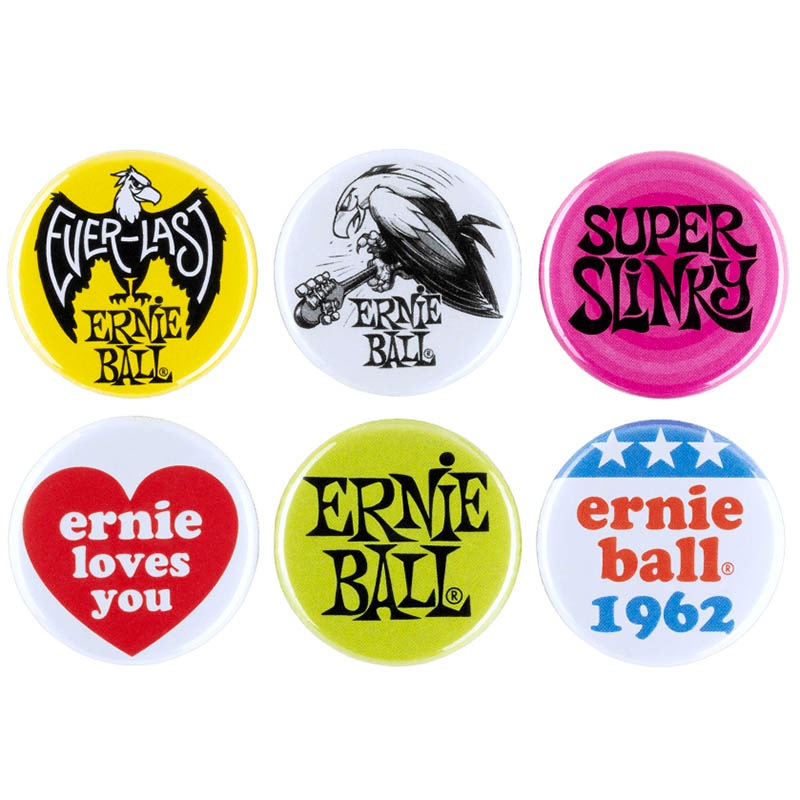 ERNIE BALL ASSORTED BUTTONS 6PK �̥Хå� [#4009]�ҥ����ˡ��ܡ����