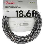 Fender Professional Series Instrument Cable, Winter Camo 18.6ft（約5.6m）ギターケーブル【フェンダー】|Fender|シールド・ケーブ