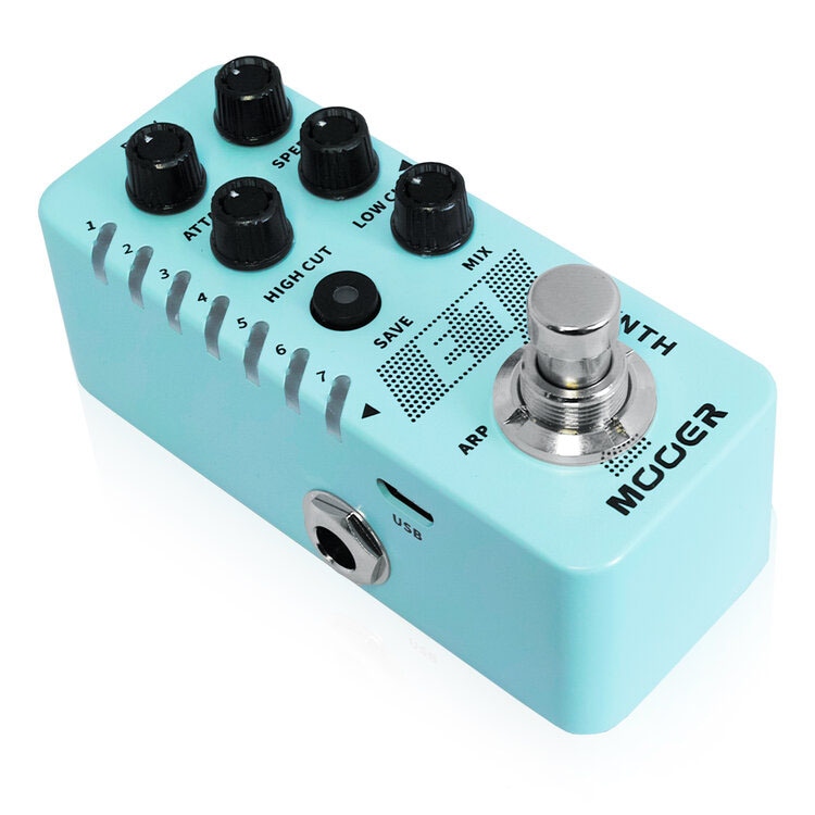 Mooer E7 ギターシンセサイザーペダル エフェクター〈ムーアー