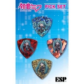 ESP PS-Miku 初音ミク 4種類ピックセット|ESP|ピック