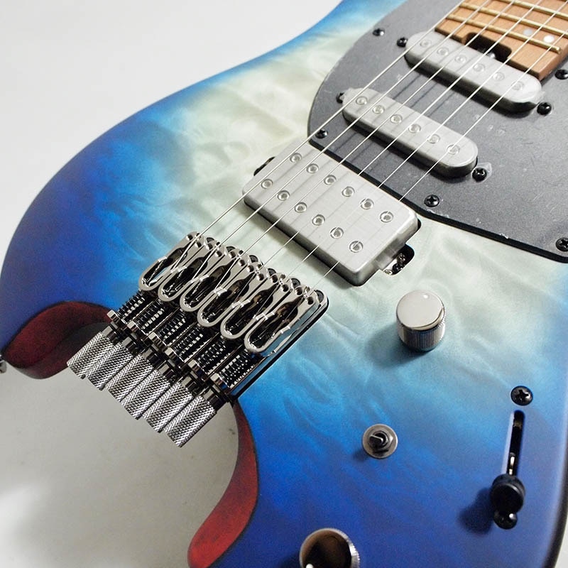 Ibanez QX54QM-BSM (Blue Sphere Burst Matte) ヘッドレスエレキ